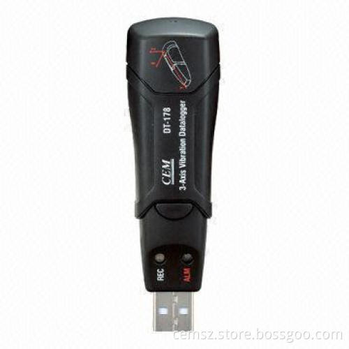 3-Axis Vibration Data Logger, Data Logger/Temperature and Humidity Data Logger